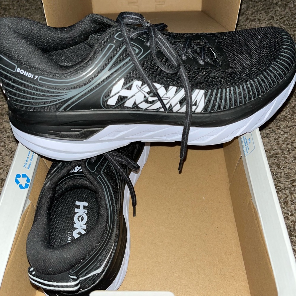 Womens hoka bondi running shoes